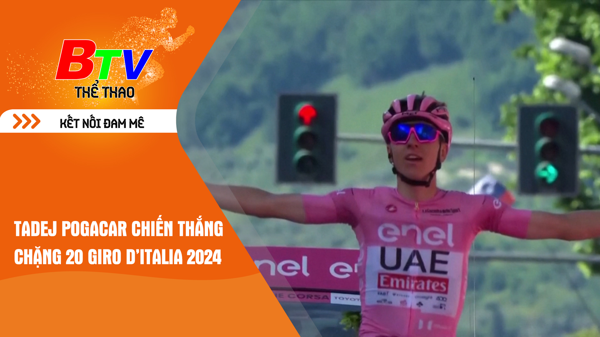 Tadej Pogacar thắng chặng 20 Giro D’Italia 2024 | Tin Thể thao 24h	