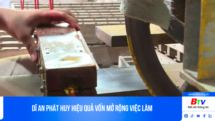 Dĩ An phát huy hiệu quả vốn mở rộng việc làm