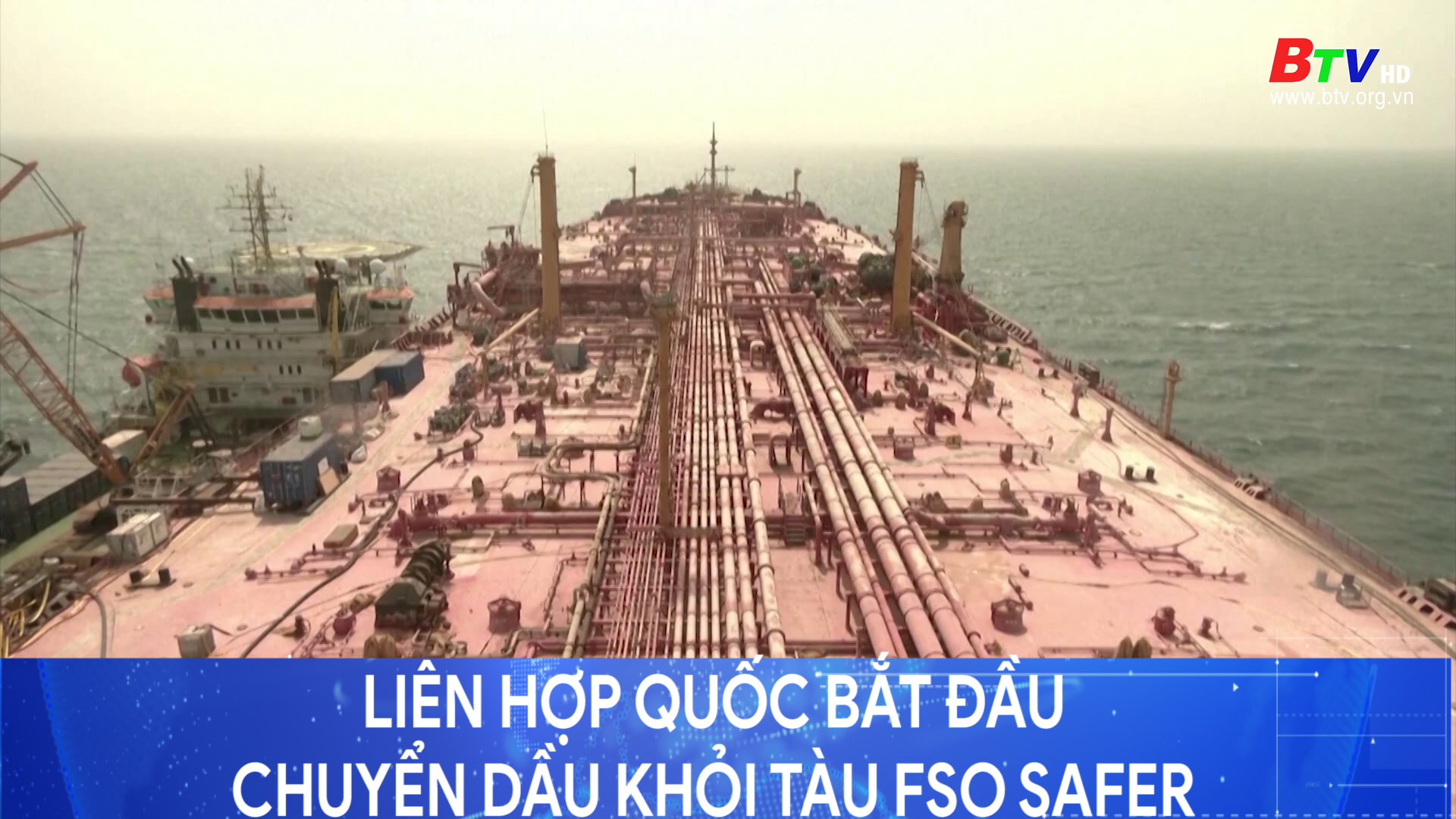 	Liên hợp quốc bắt đầu chuyển dầu khỏi tàu Fso Safer
