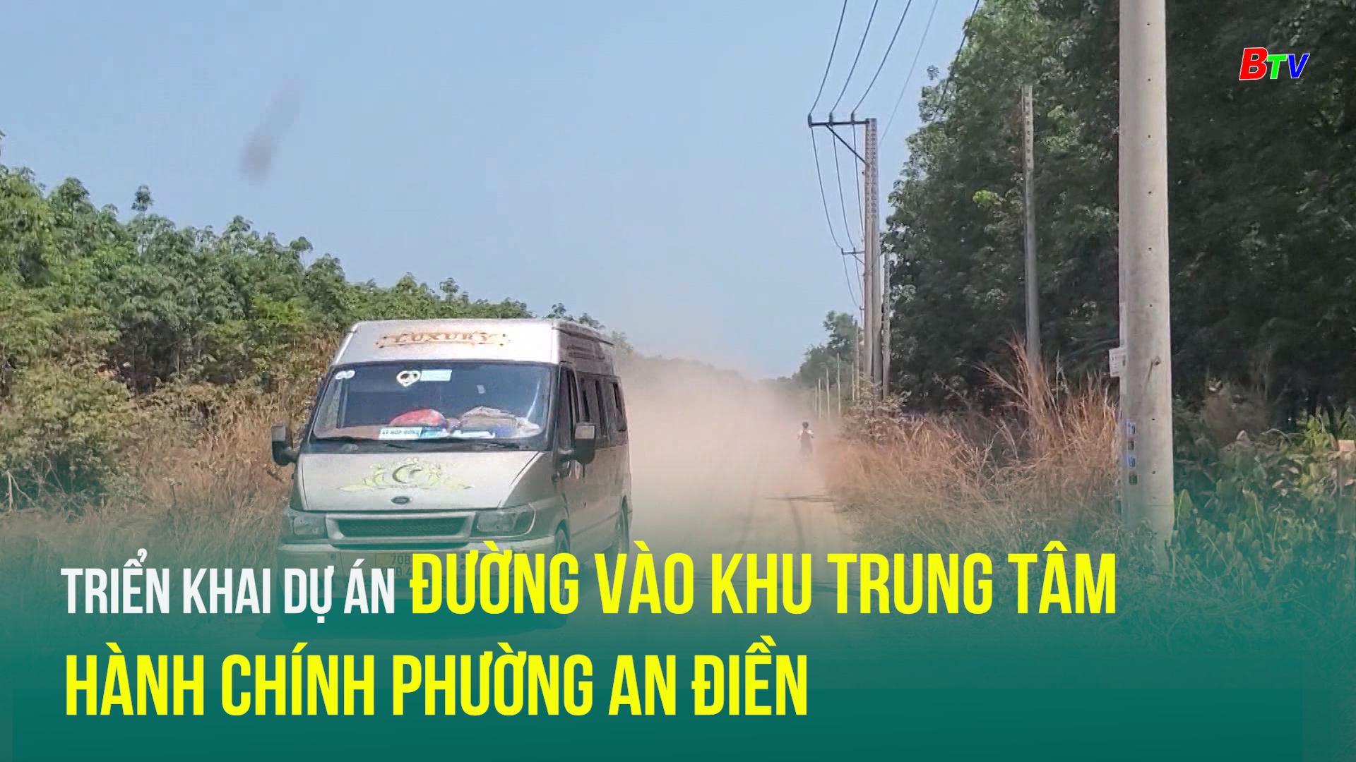 Triển khai dự án đường vào khu trung tâm hành chính phường An Điền