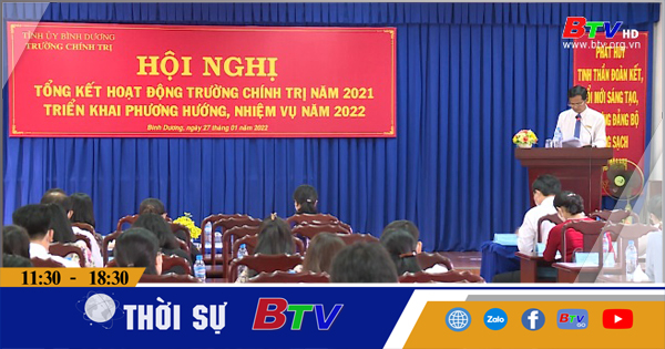 Trường Chính trị tỉnh Bình Dương triển khai nhiệm vụ năm 2022