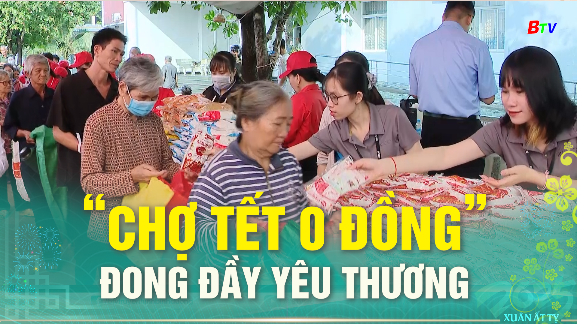 “Chợ tết 0 đồng” đong đầy yêu thương