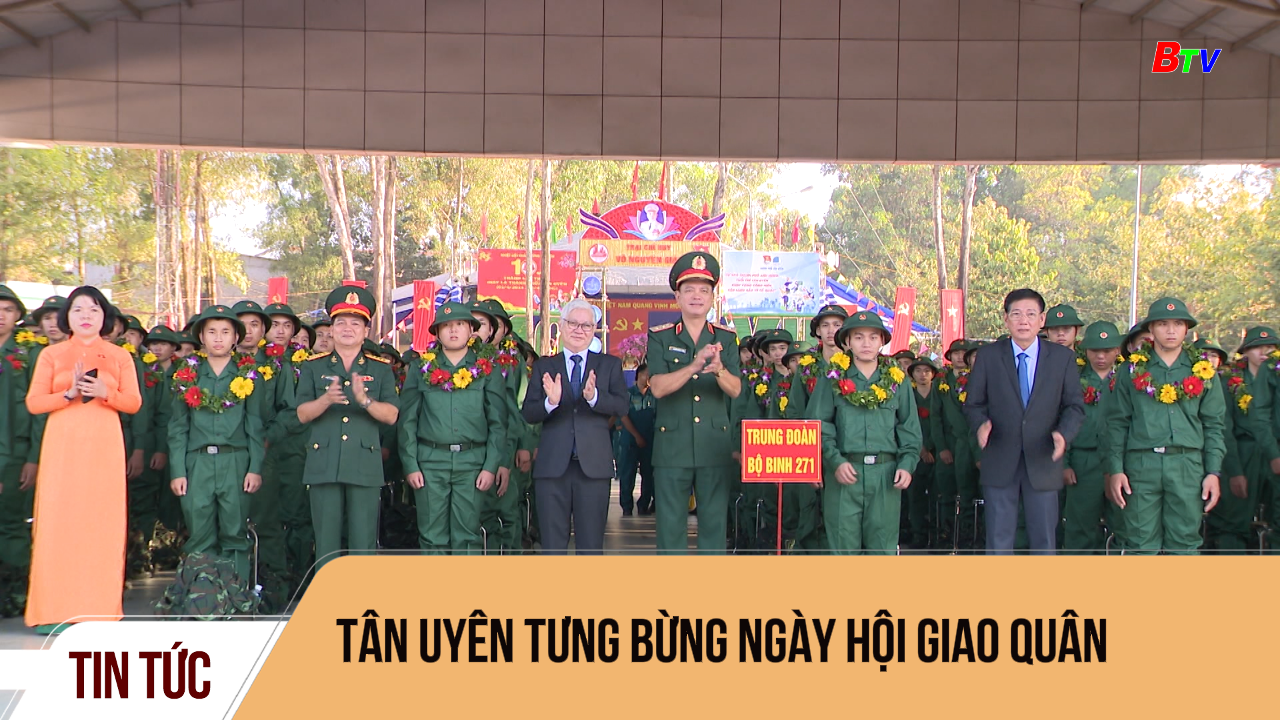 Tân Uyên tưng bừng ngày hội giao quân