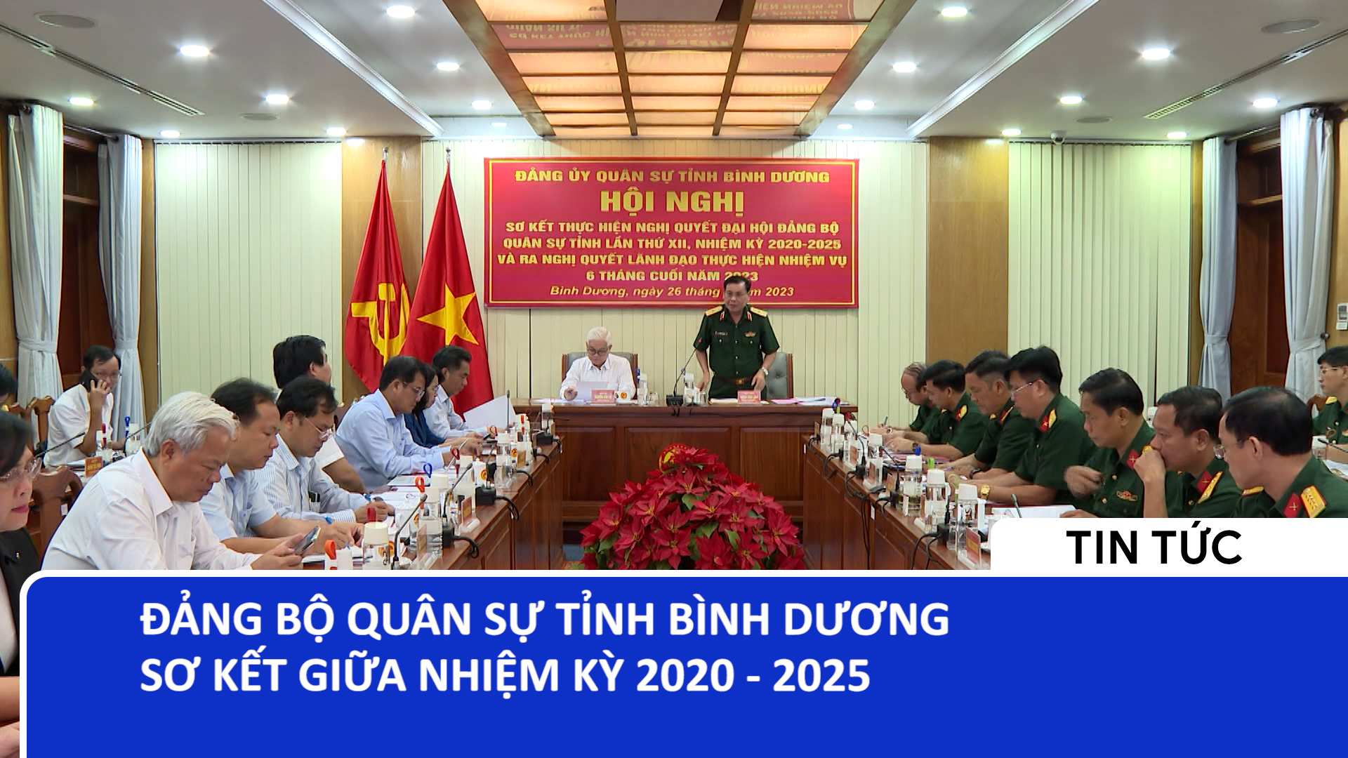 Đảng bộ Quân sự tỉnh Bình Dương sơ kết giữa nhiệm kỳ 2020-2025