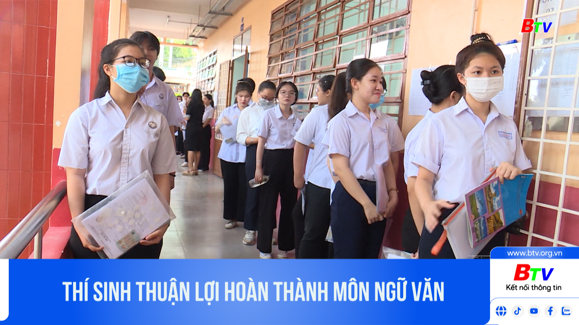 Thí sinh thuận lợi hoàn thành môn Ngữ văn	