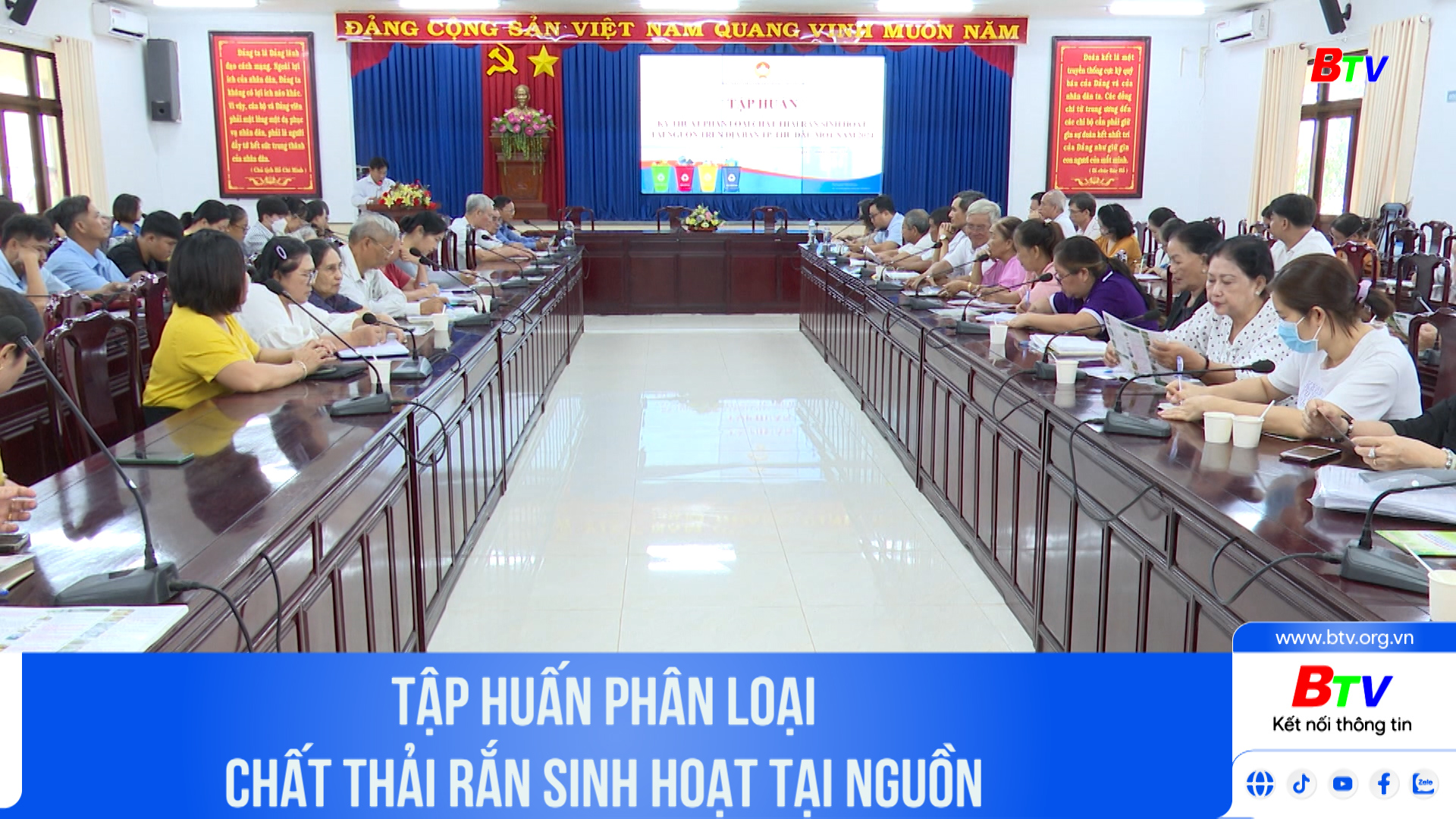 Tập huấn phân loại chất thải rắn sinh hoạt tại nguồn