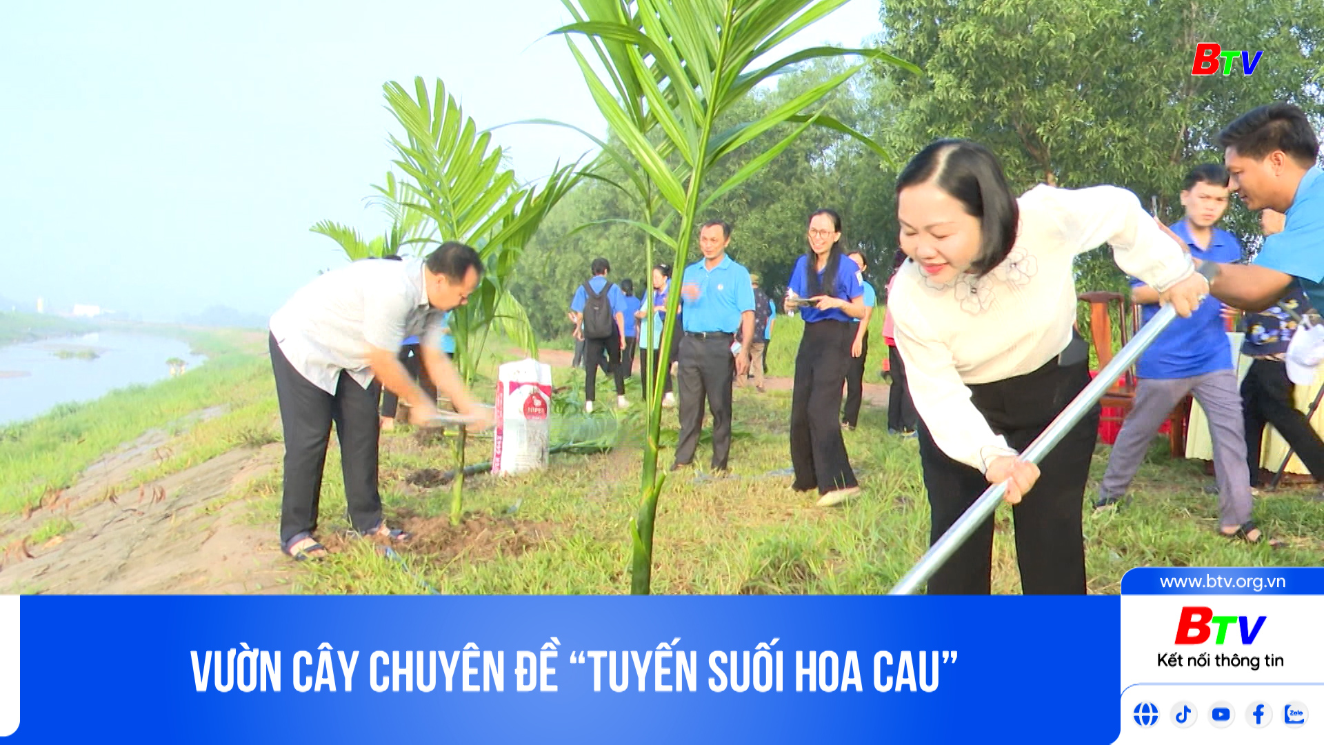 Vườn cây chuyên đề “Tuyến suối hoa cau”