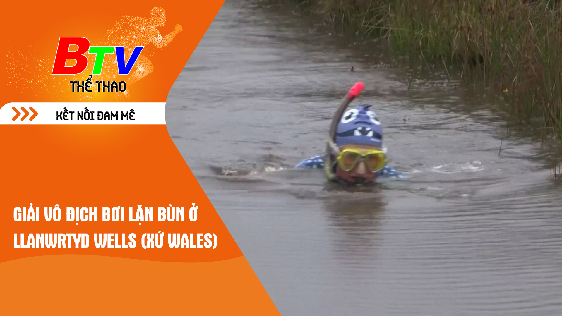 Giải vô địch bơi lặn bùn ở Llanwrtyd Wells (Xứ Wales) | Tin Thể thao 24h	