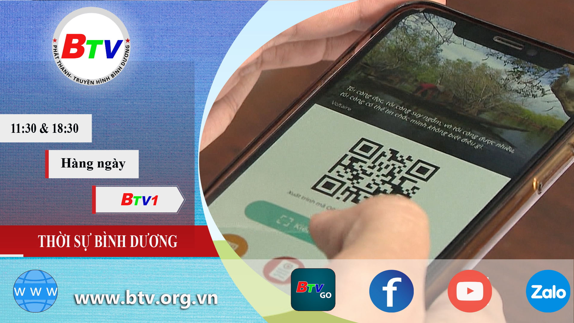 Bình Dương quét mã QR phòng chống dịch