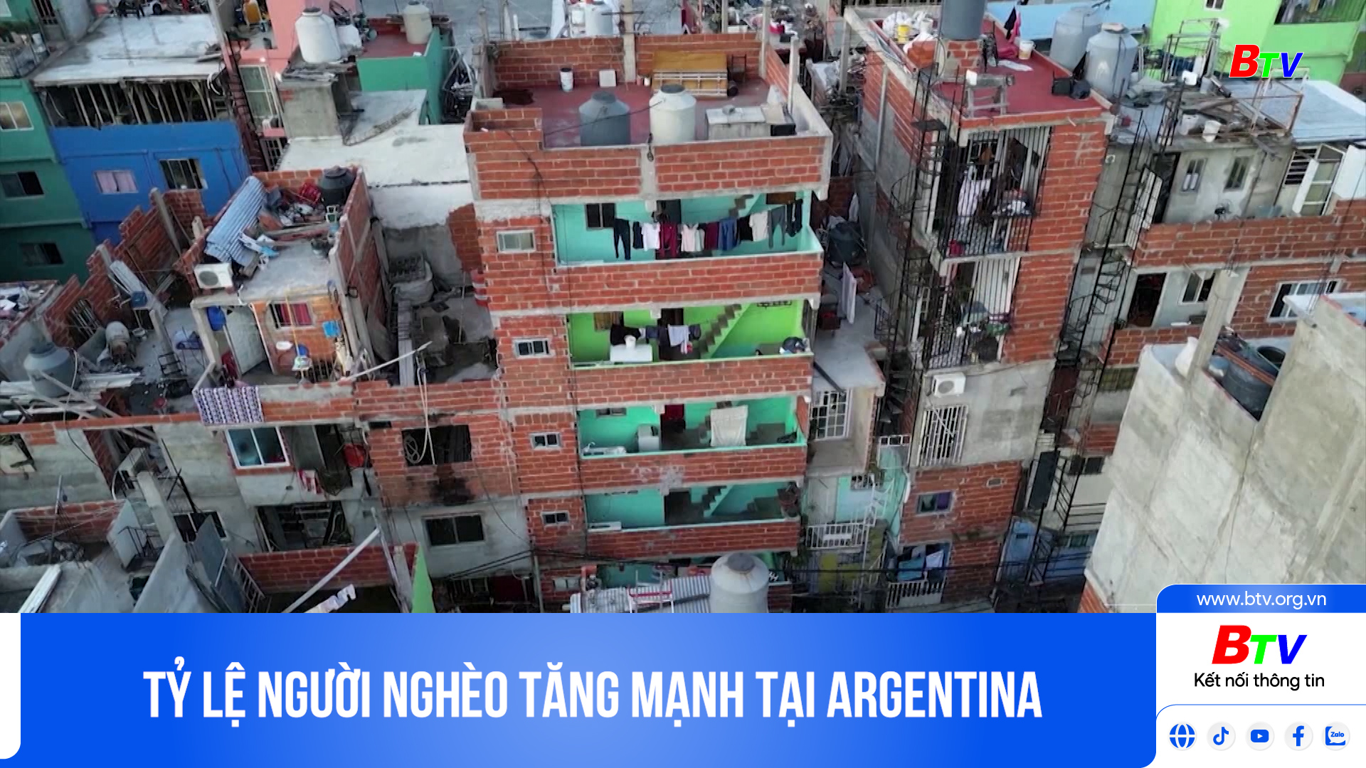 Tỷ lệ người nghèo tăng mạnh tại Argentina