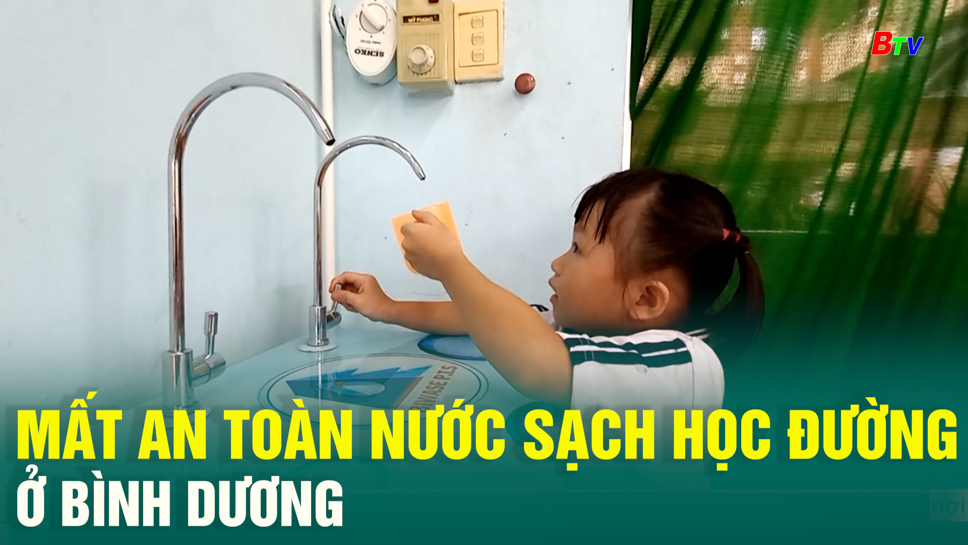 Mất an toàn nước sạch học đường ở Bình Dương