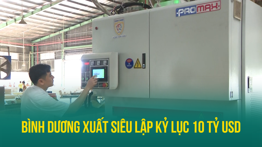 Bình Dương xuất siêu lập kỷ lục 10 tỷ USD