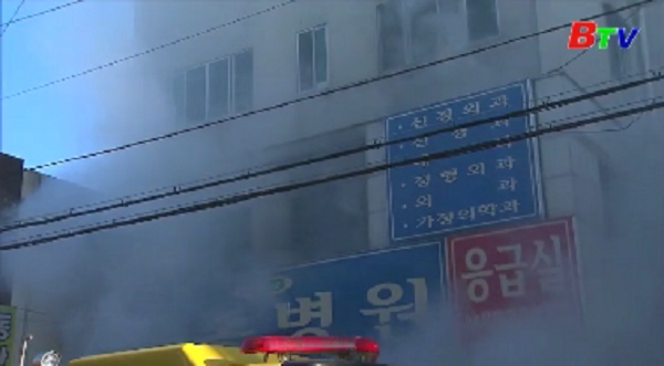 Cháy lớn tại bệnh viện Hàn Quốc, hơn 120 người thương vong