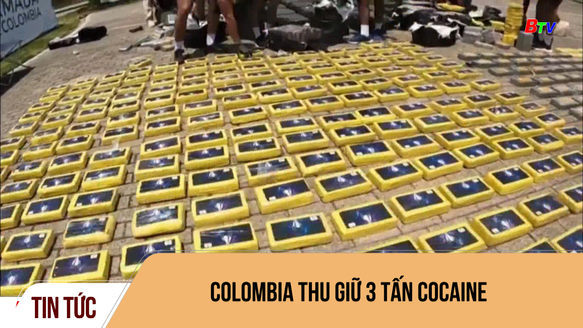 Colombia thu giữ 3 tấn Cocaine	