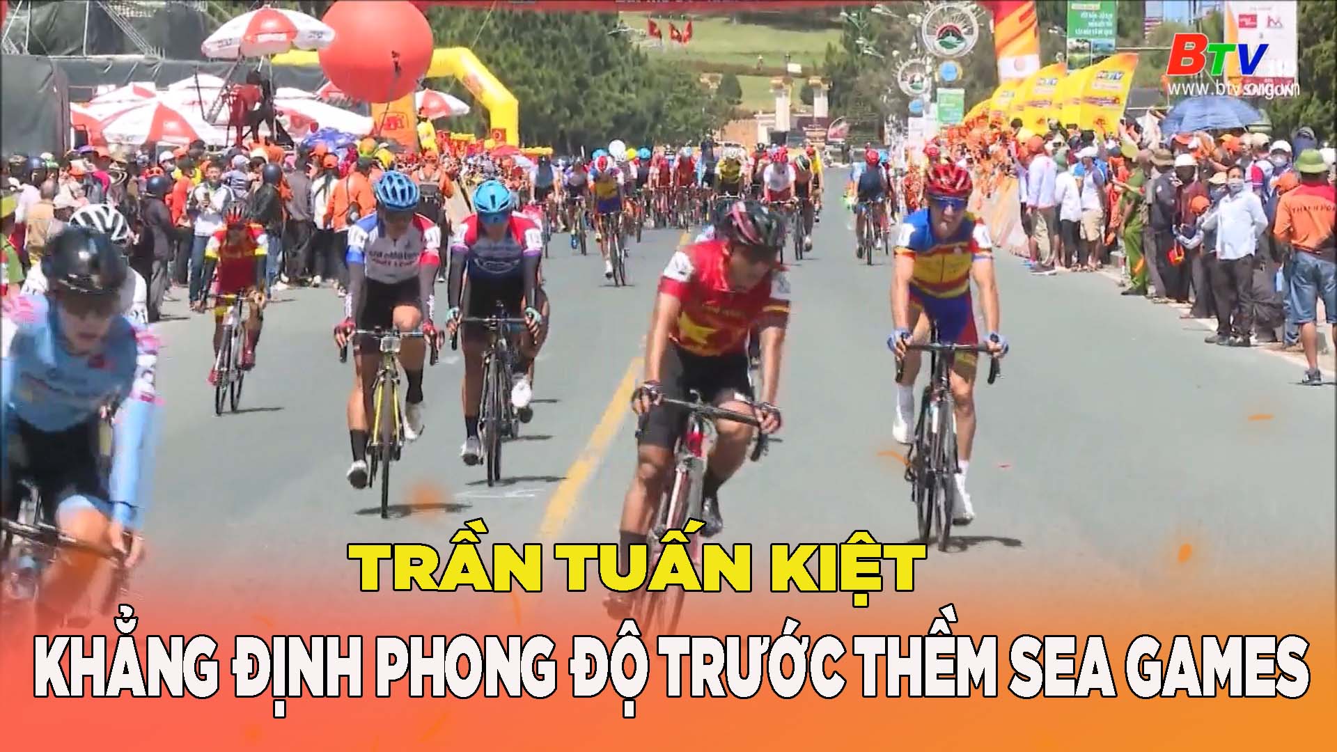 Giải xe đạp Cúp Truyền hình TP.HCM – Trần Tuần Kiệt khẳng định phong độ trước thềm SEA Games