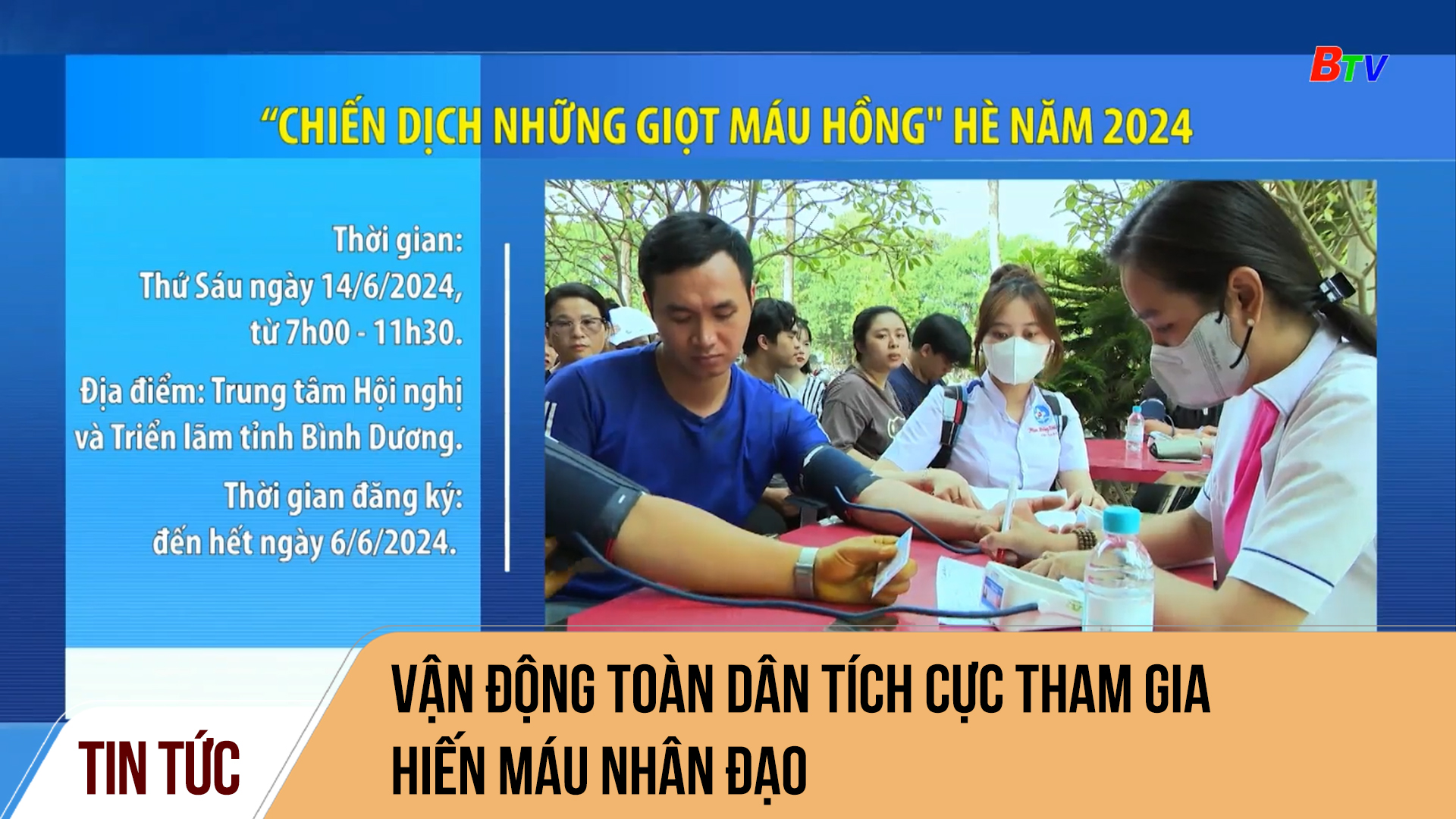 Vận động toàn dân tích cực tham gia hiến máu nhân đạo