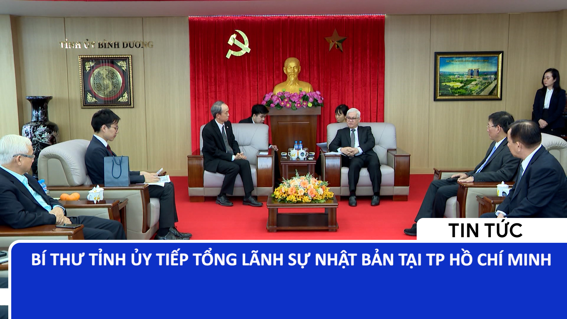 Bí thư Tỉnh ủy tiếp Tổng lãnh sự Nhật Bản tại Tp. Hồ Chí Minh