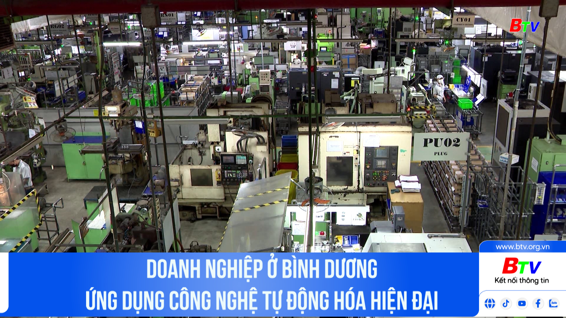 Doanh nghiệp ở Bình Dương ứng dụng công nghệ tự động hóa hiện đại	