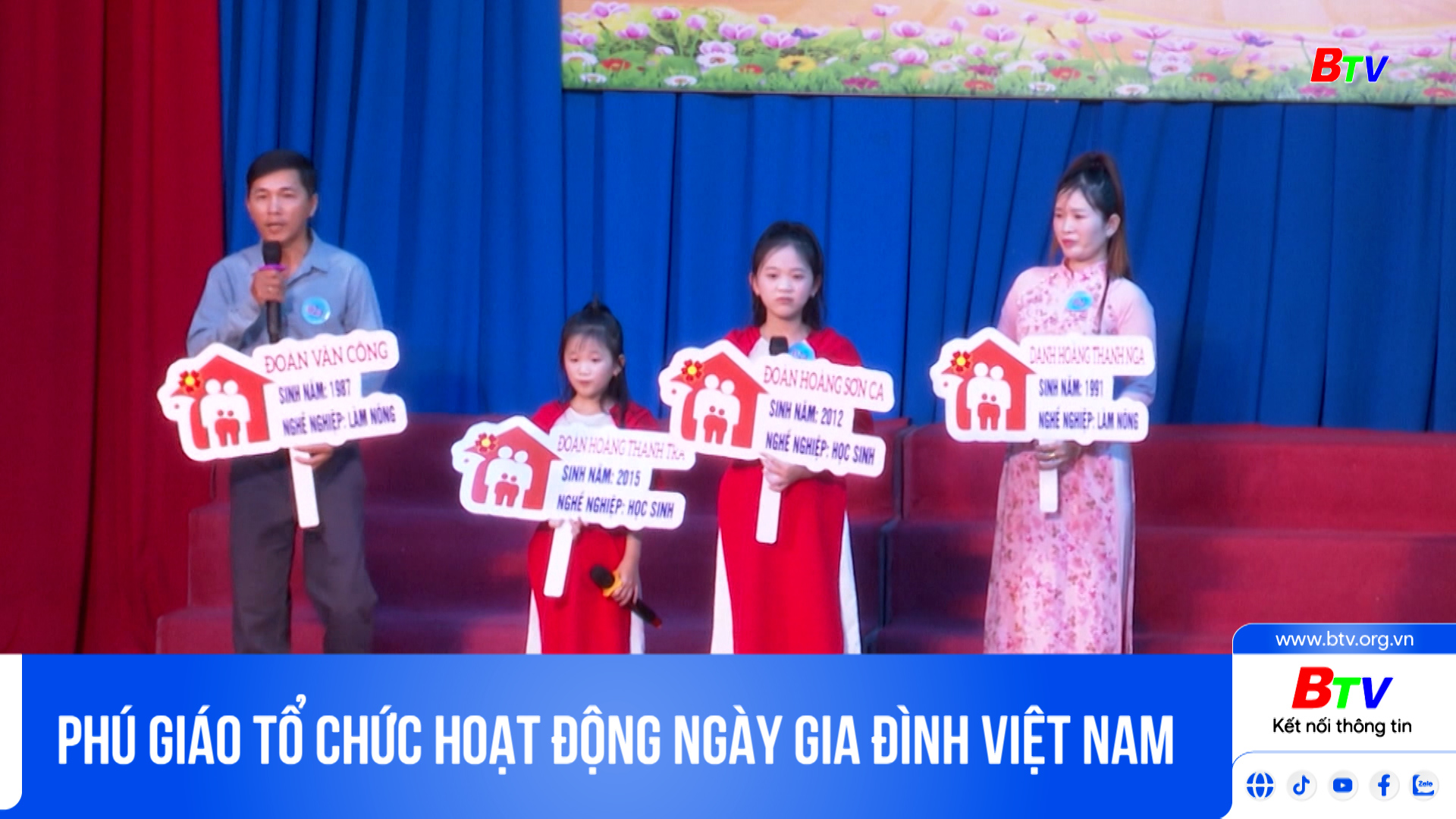 Phú Giáo tổ chức hoạt động Ngày Gia đình Việt Nam