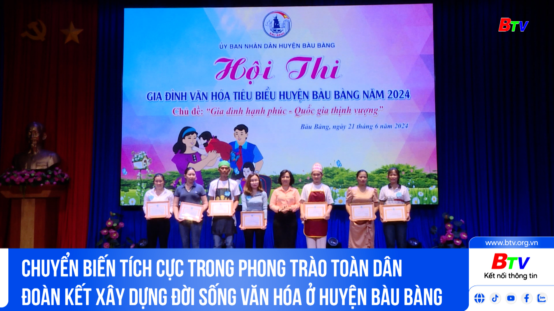 Chuyển biến tích cực trong phong trào toàn dân đoàn kết xây dựng đời sống văn hóa ở huyện Bàu Bàng