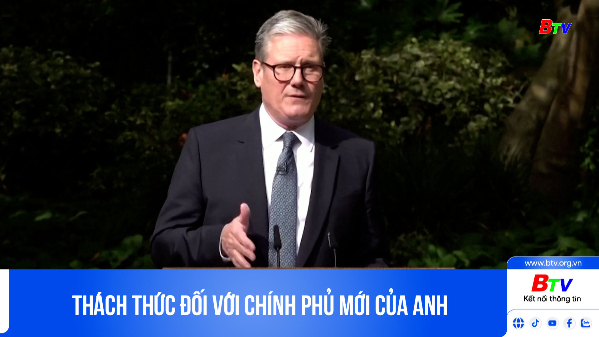 Thách thức đối với chính phủ mới của Anh