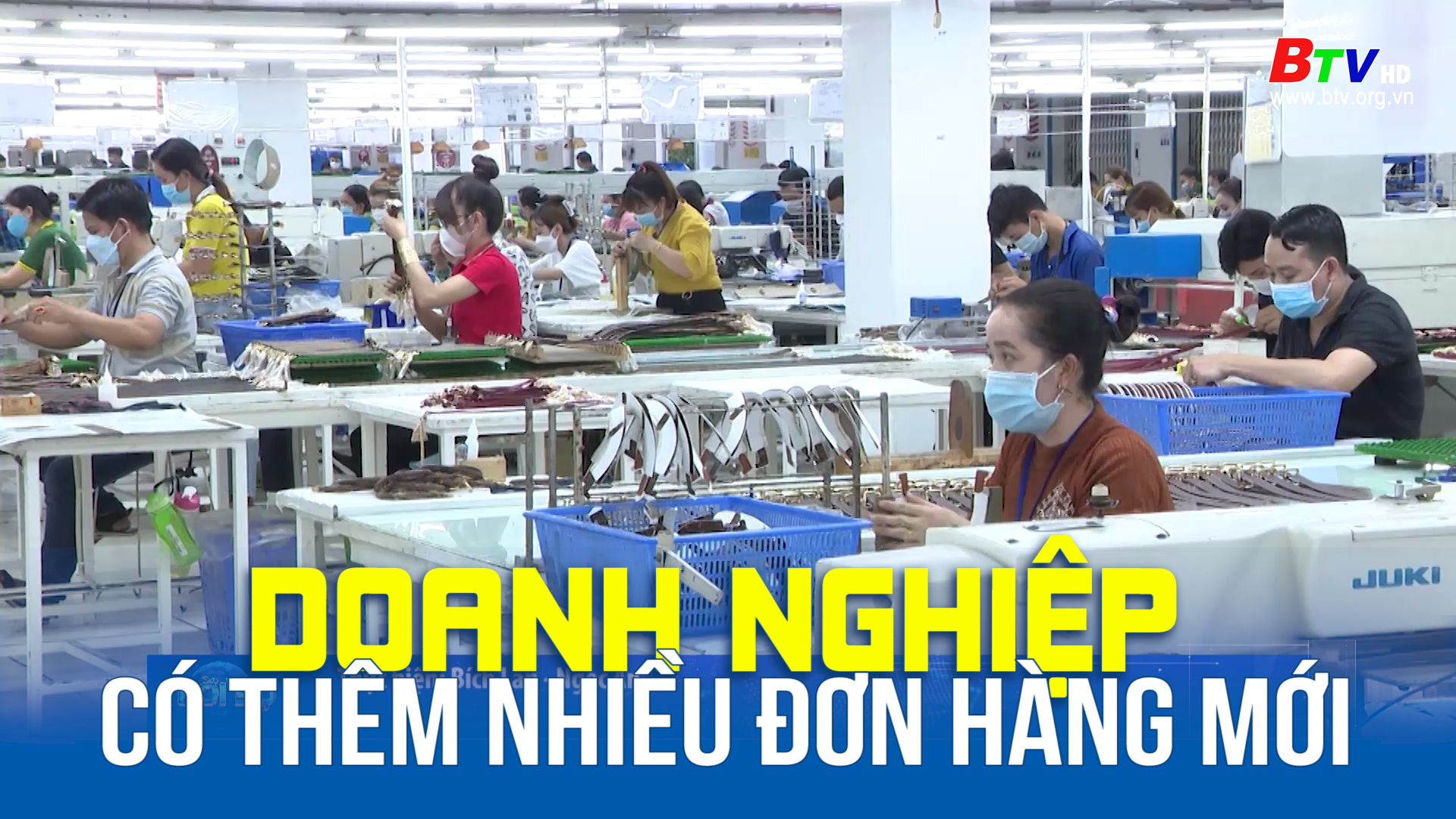 Doanh nghiệp có thêm nhiều đơn hàng mới  