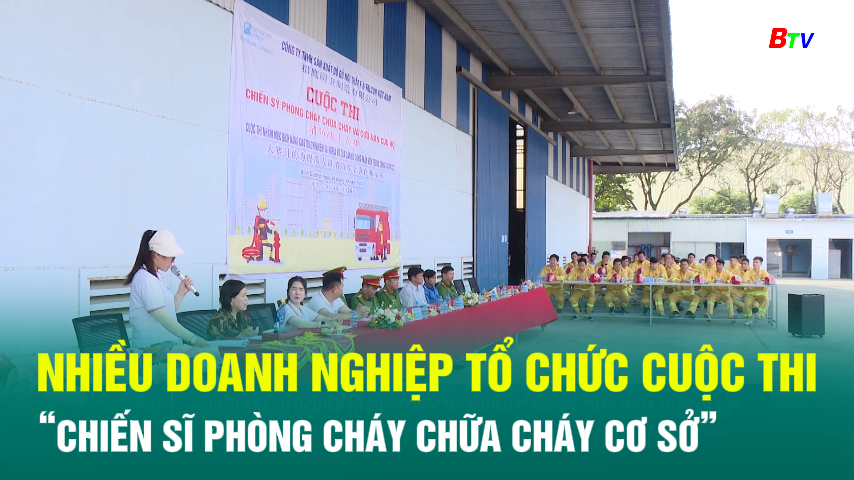 Nhiều doanh nghiệp tổ chức cuộc thi “ Chiến sĩ phòng cháy chữa cháy cơ sở”