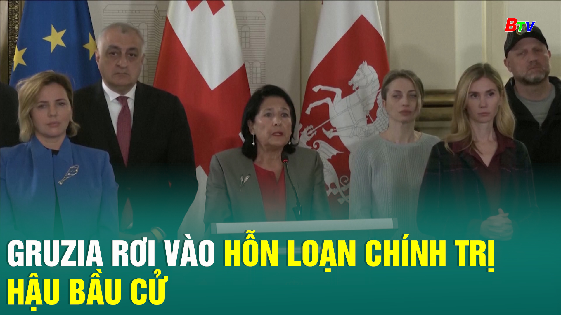 Gruzia rơi vào hỗn loạn chính trị hậu bầu cử