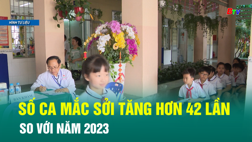 Số ca mắc sởi tăng hơn 42 lần so với năm 2023