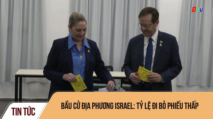 Bầu cử địa phương Israel: tỷ lệ đi bỏ phiếu thấp