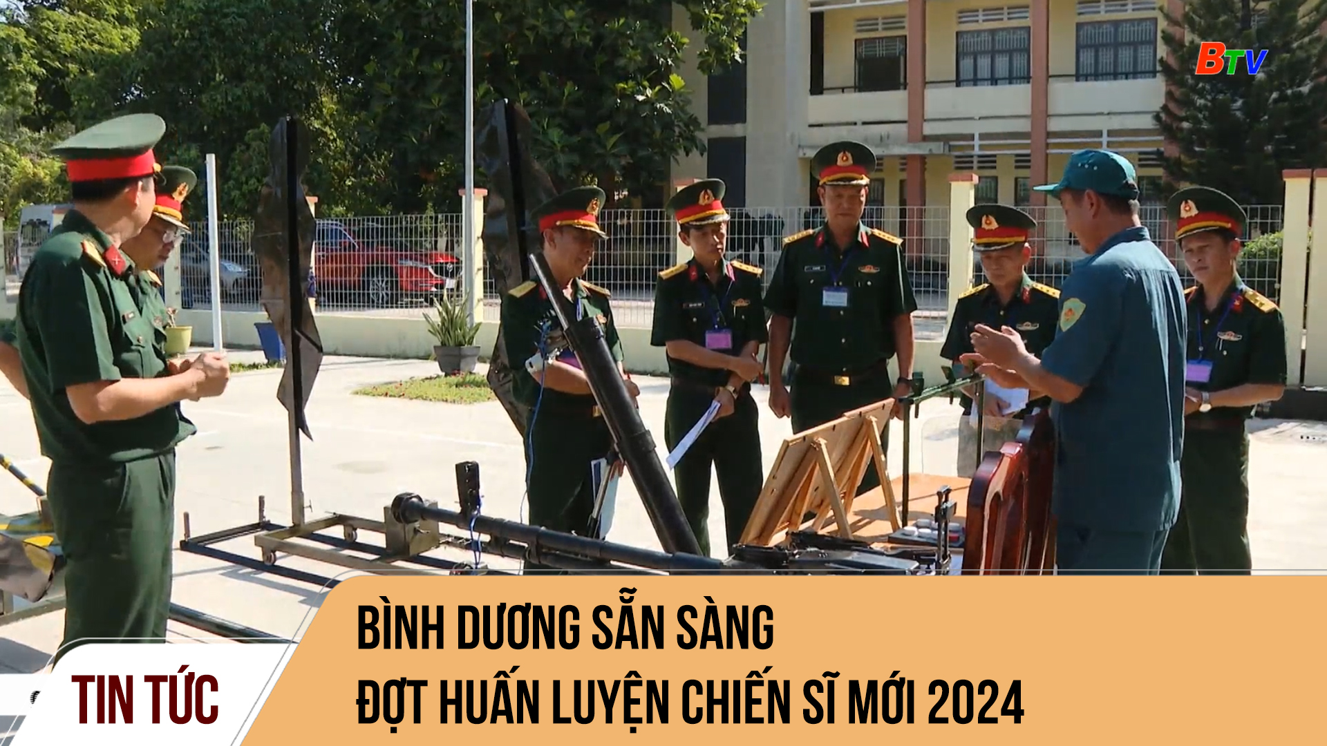 Bình Dương sẵn sàng đợt huấn luyện chiến sĩ mới 2024