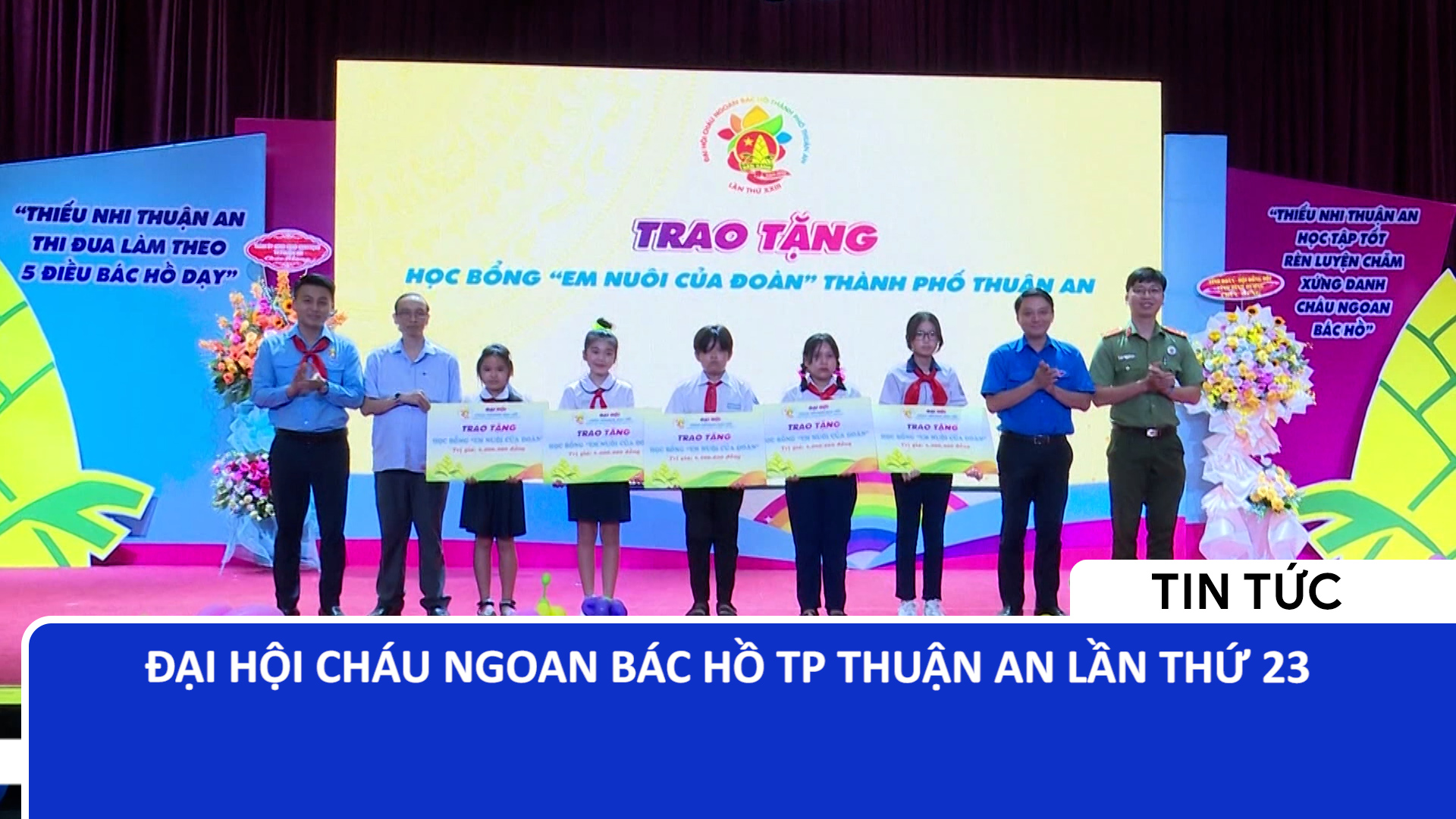 Đại hội Cháu ngoan Bác Hồ TP Thuận An lần thứ 23
