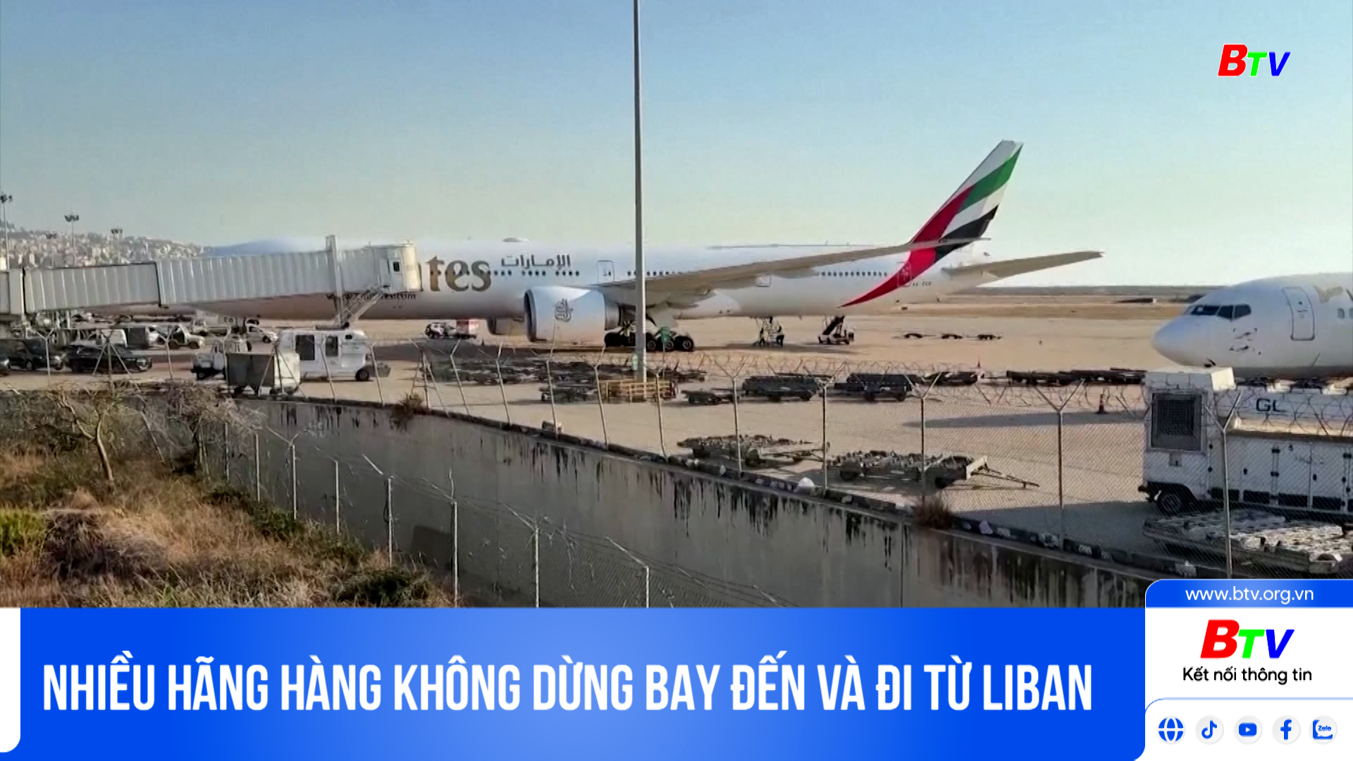 Nhiều hãng hàng không dừng bay đến và đi từ Liban