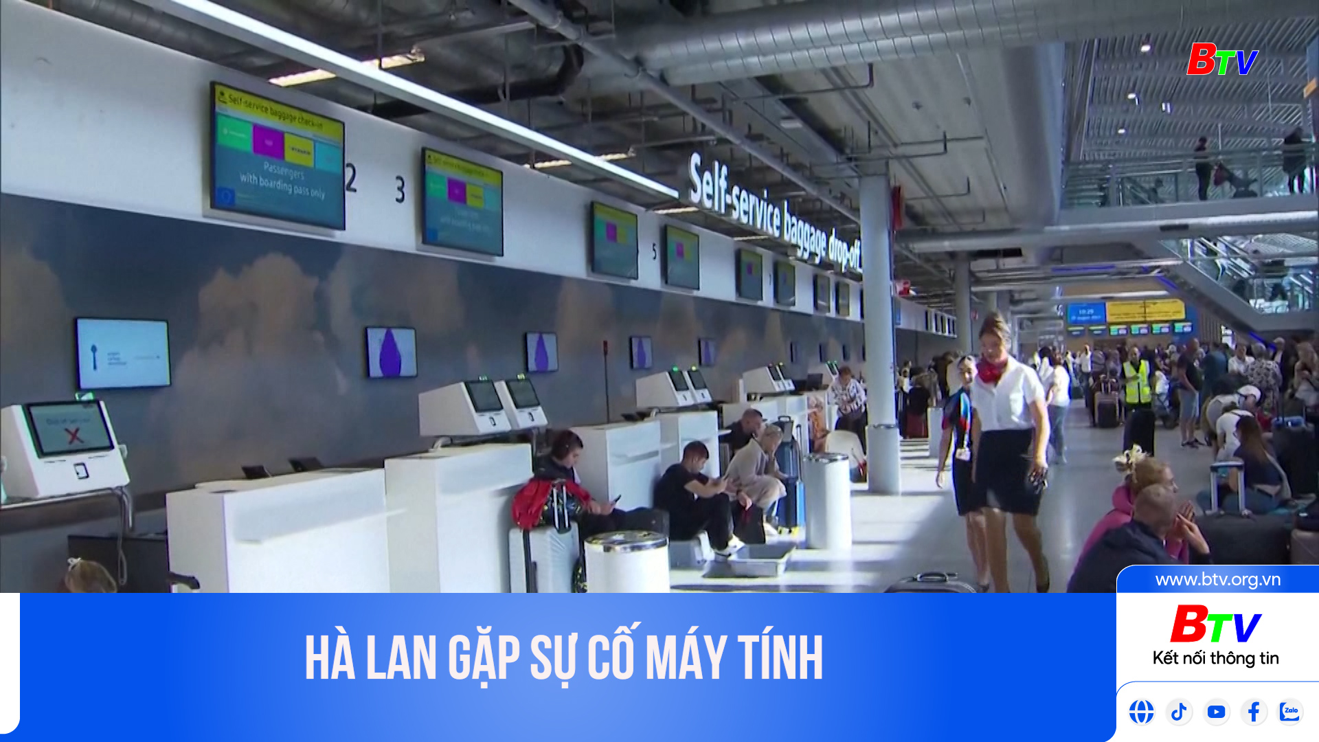 Hà Lan gặp sự cố máy tính