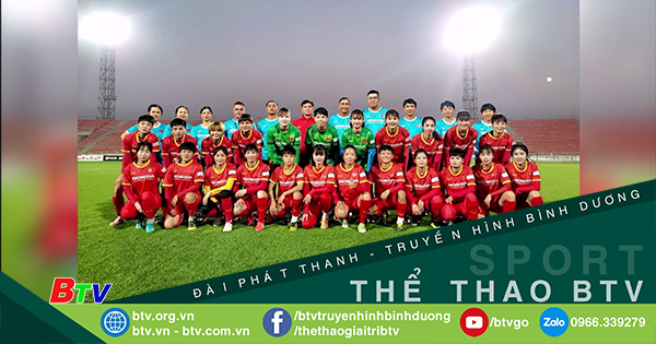 Đội tuyển nữ Việt Nam sẵn sàng trước trận gặp Tajikistan