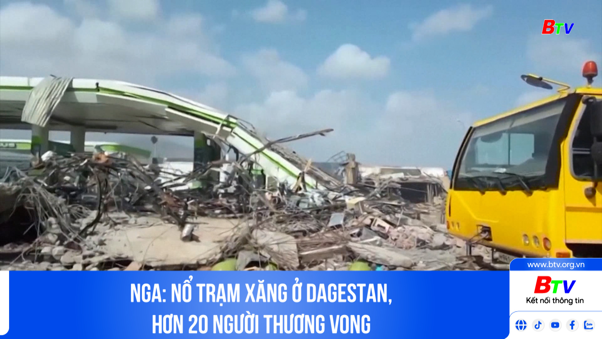 Nga: nổ trạm xăng ở Dagestan, hơn 20 người thương vong