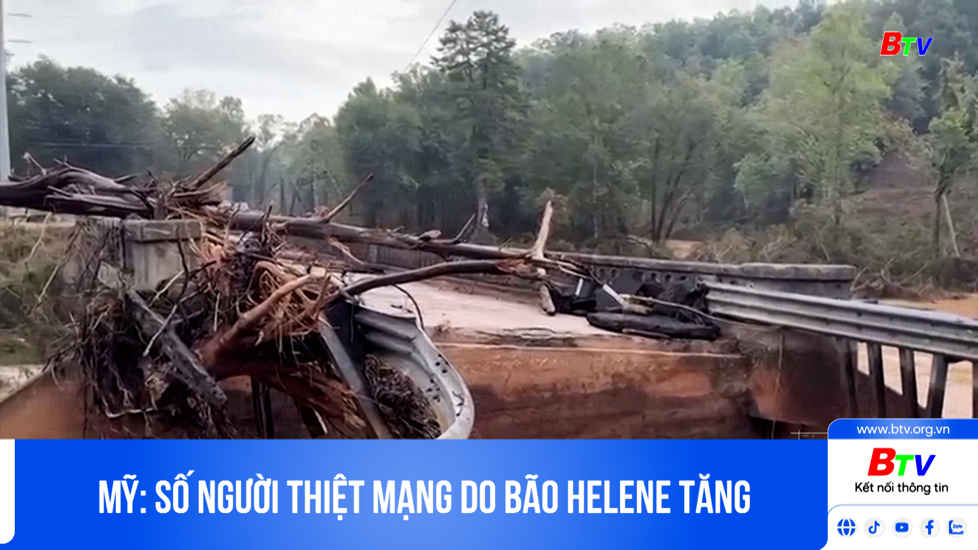 Mỹ: số người thiệt mạng do bão Helene tăng