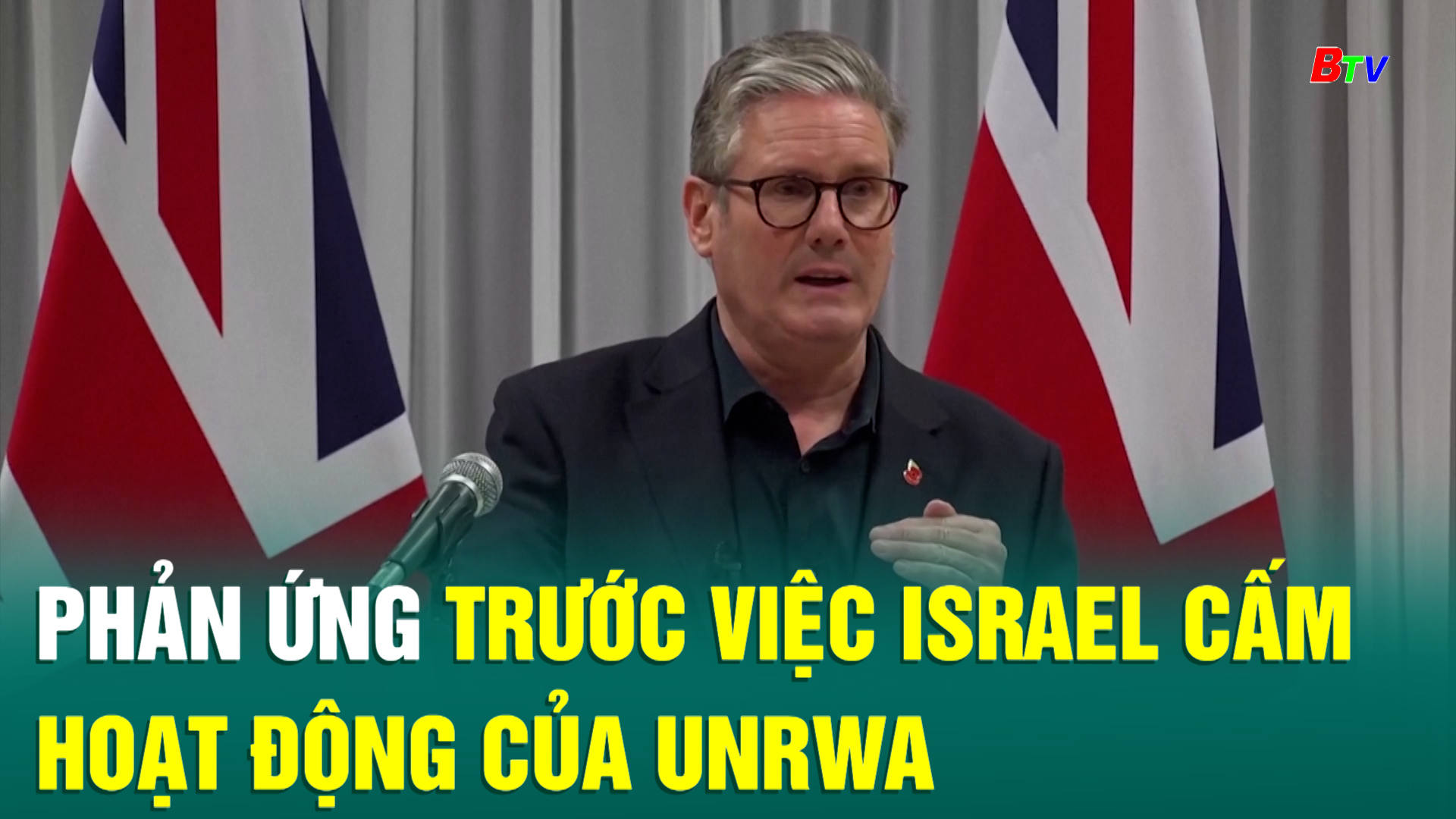 Phản ứng trước việc Israel cấm hoạt động của Unrwa