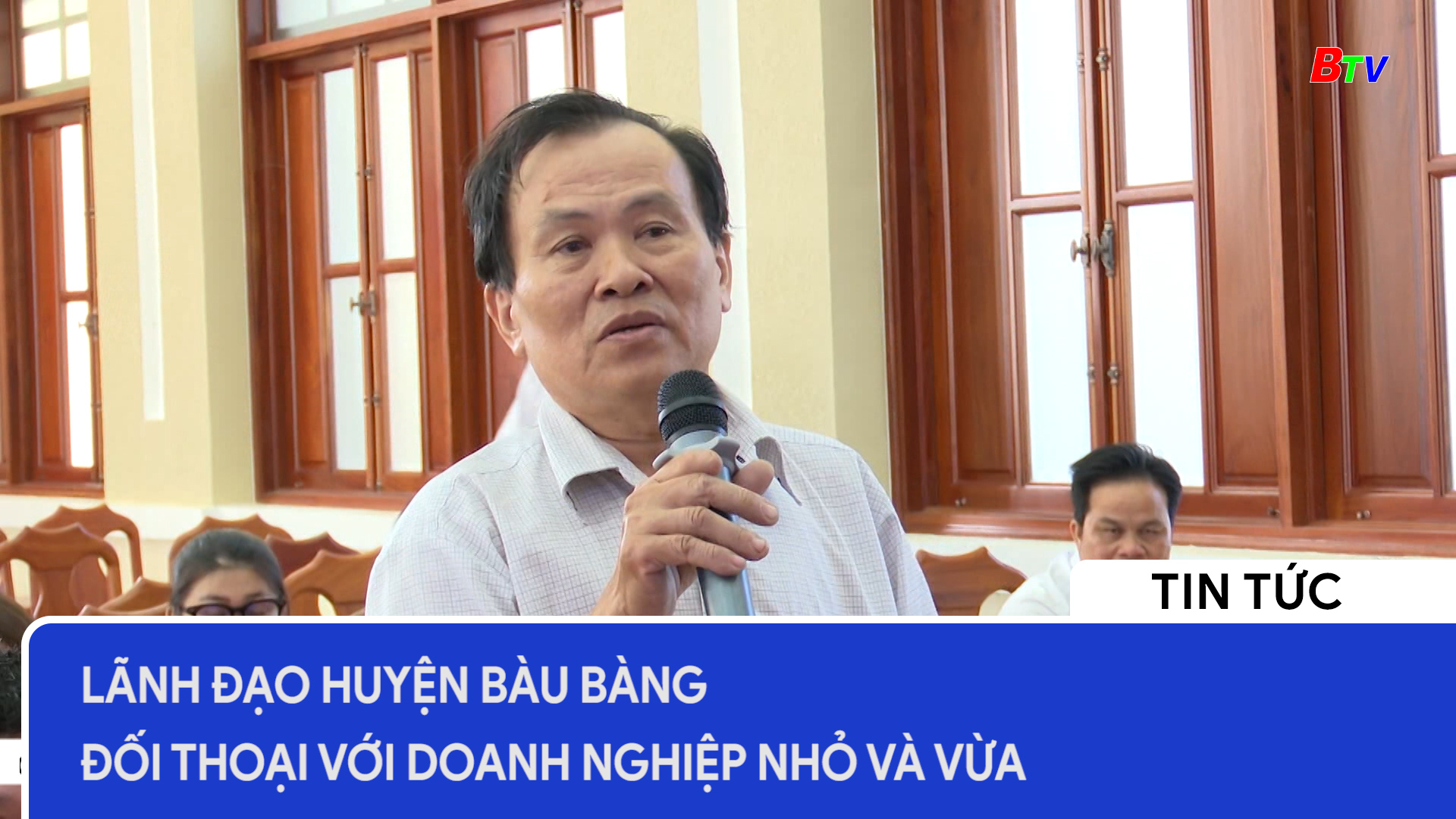 Lãnh đạo huyện Bàu Bàng đối thoại với doanh nghiệp nhỏ và vừa