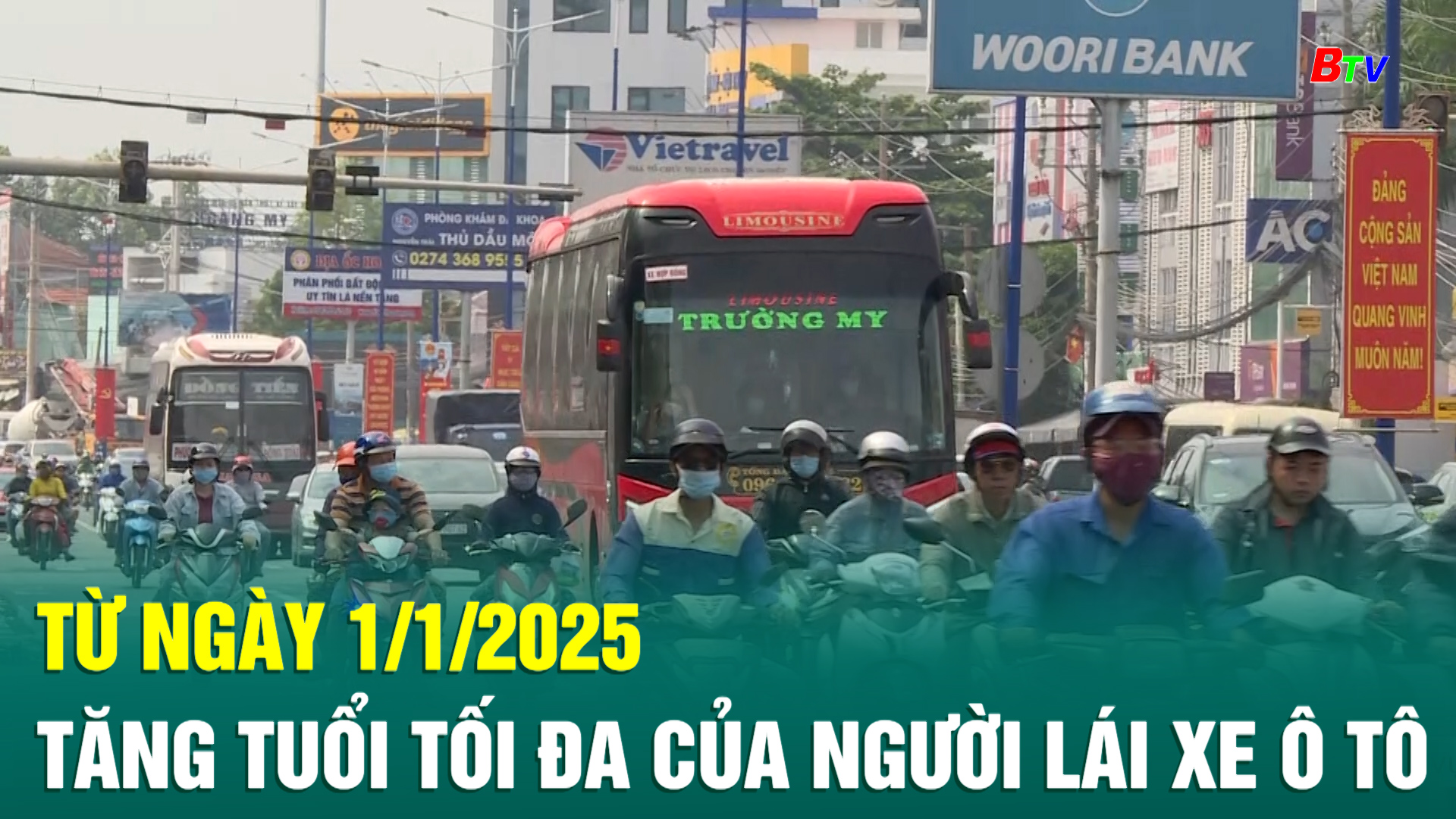 Từ ngày 1/1/2025 tăng tuổi tối đa của người lái xe ô tô