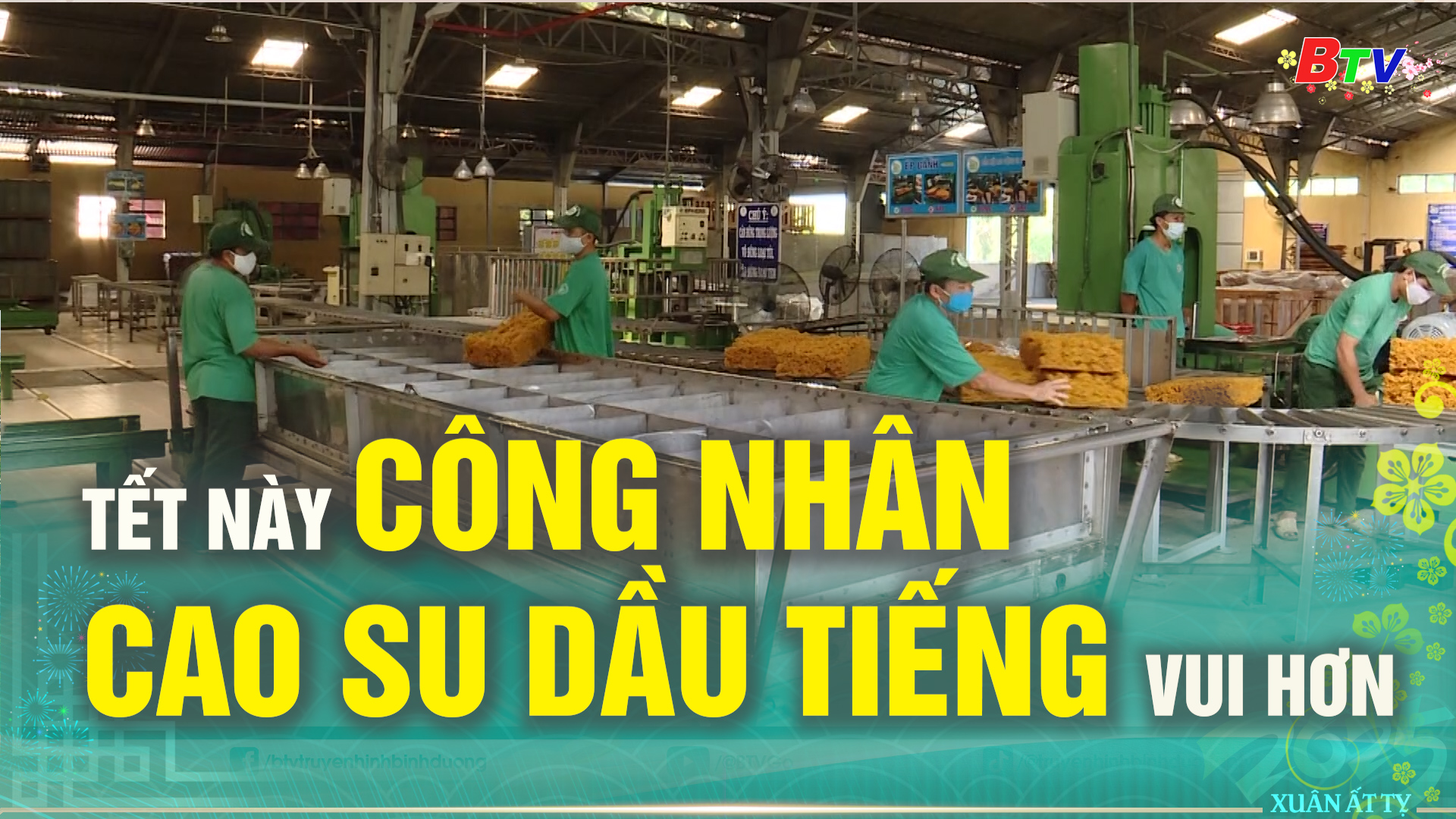 Tết này công nhân cao su Dầu Tiếng vui hơn