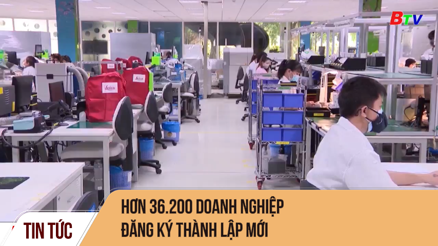 Hơn 36.200 doanh nghiệp đăng ký thành lập mới