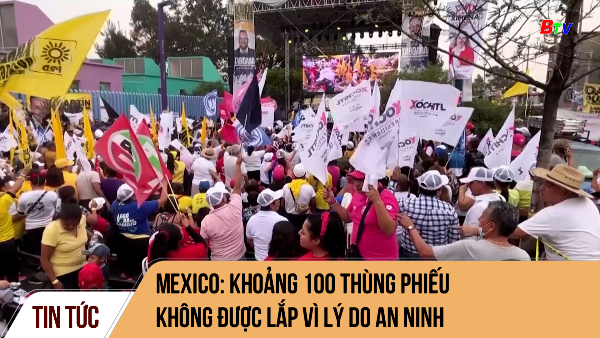 Mexico: khoảng 100 thùng phiếu không được lắp vì lý do an ninh