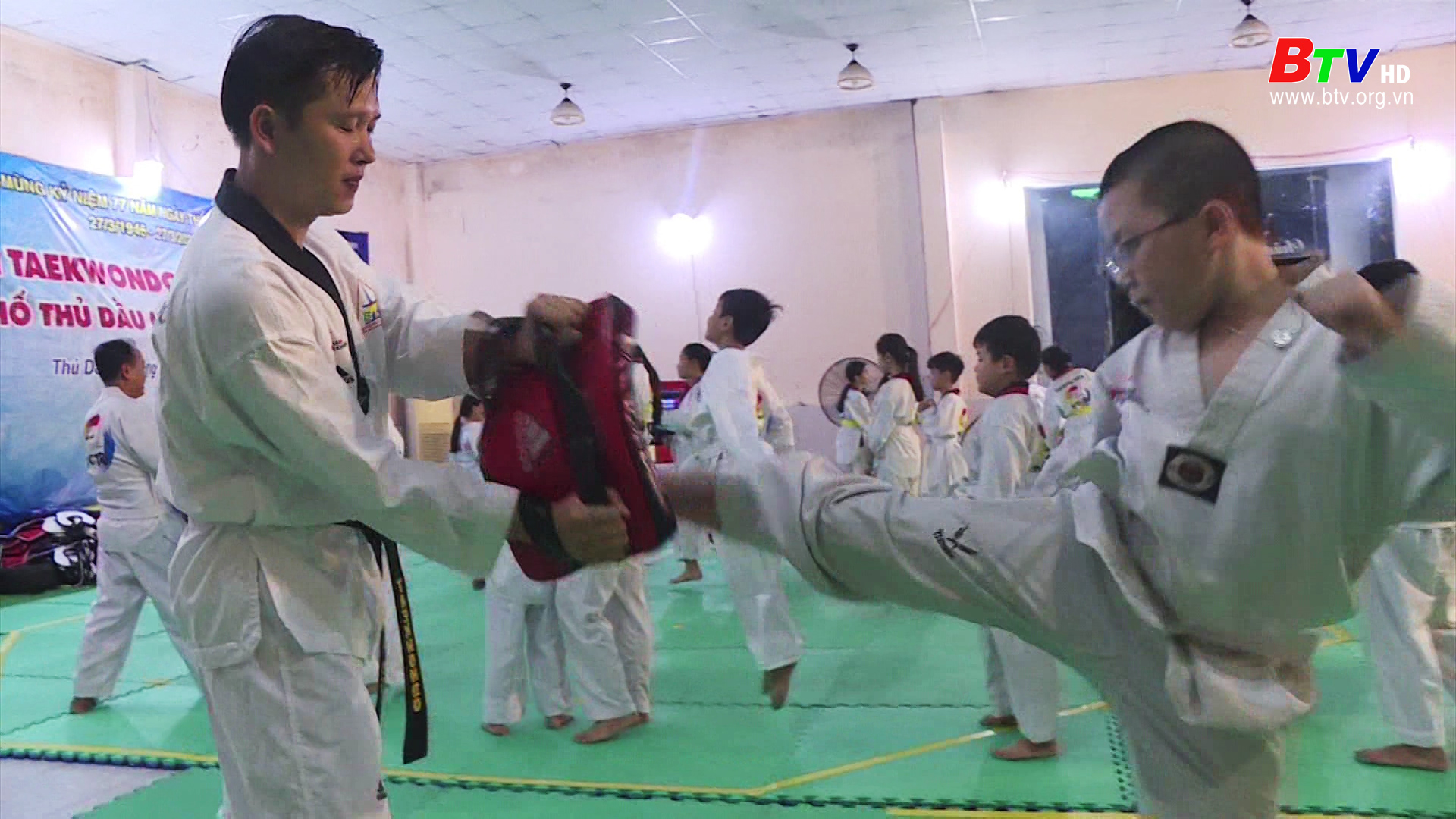 Lớp học Taekwondo của một chiến sĩ công an nhân dân