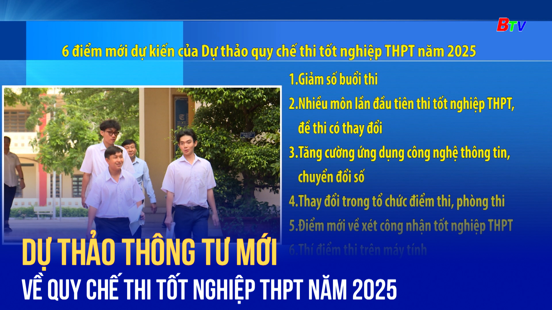 Dự thảo Thông tư mới về quy chế thi tốt nghiệp THPT năm 2025