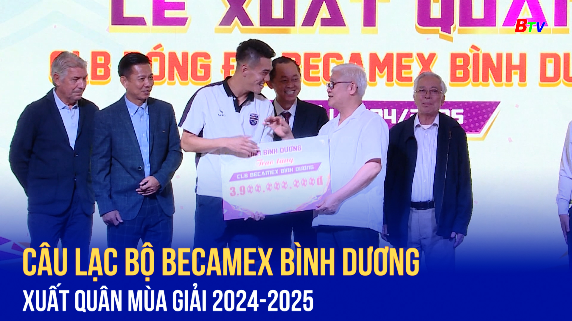 Câu lạc bộ Becamex Bình Dương xuất quân mùa giải 2024-2025