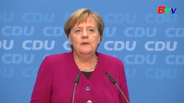 Thủ tướng Đức Merkel công bố thời điểm từ chức