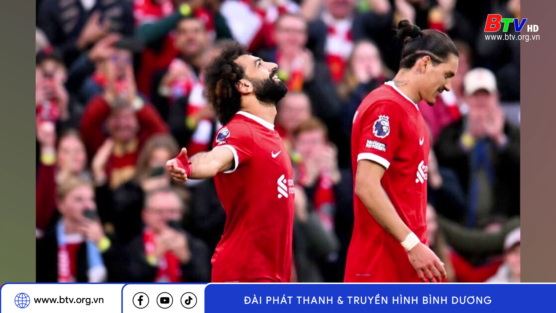 Vòng 10 giải Ngoại hạng Anh: Liverpool 3-0 Nottingham Forest