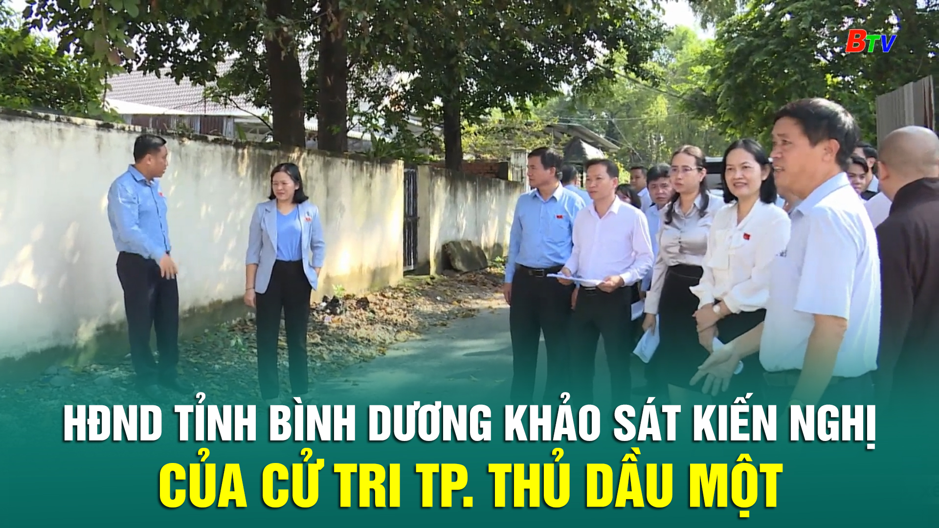 HĐND tỉnh Bình Dương khảo sát kiến nghị của cử tri TP. Thủ Dầu Một