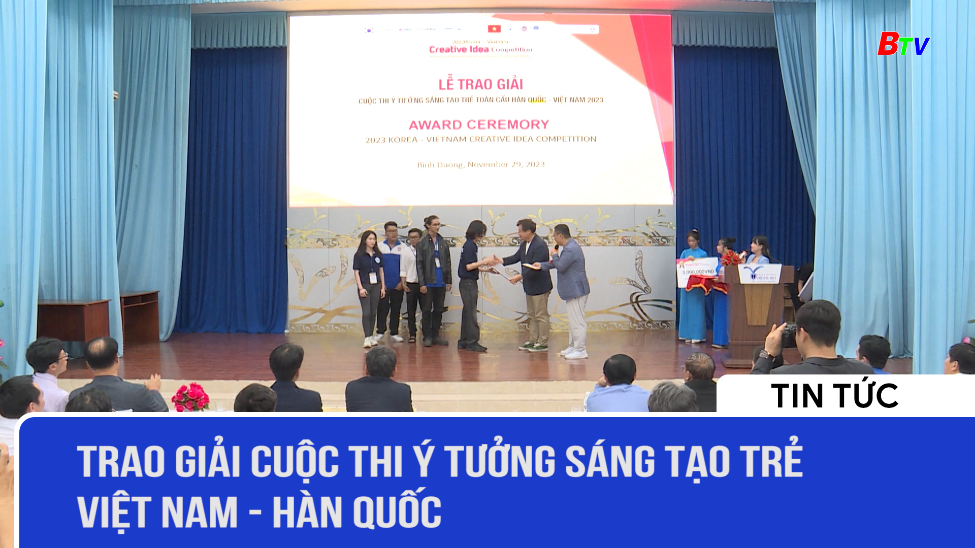 Trao giải Cuộc thi ý tưởng sáng tạo trẻ Việt Nam-Hàn Quốc